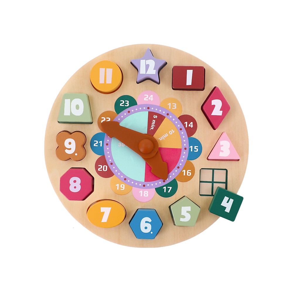 Trefl  jucarie educativa din lemn ceas Tick Tock 3 ani+