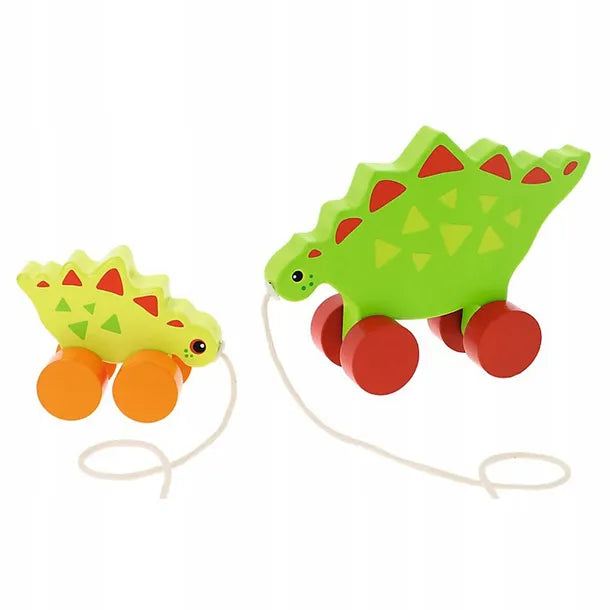 Trefl  jucarie din lemn de tras 12 m+  Stegosaurus