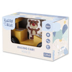 Trefl Wooden jucarie din lemn masinuta 12m+ Racing Car Yellow