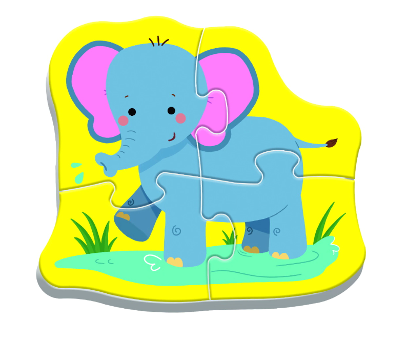 Trefl Baby puzzle 3456 piese 2 ani+ Animale din safari