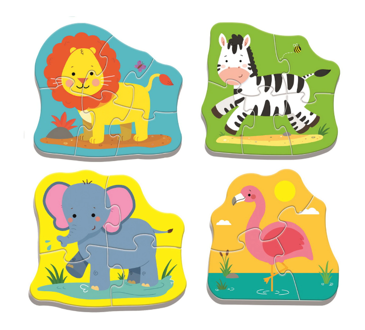 Trefl Baby puzzle 3456 piese 2 ani+ Animale din safari