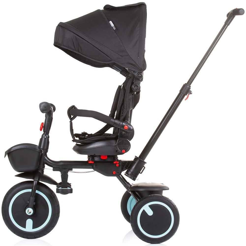 Chipolino tricicleta pliabila Quick Fold cu sezut reversibil 18m+ Ebony Imagine secundară a produsului