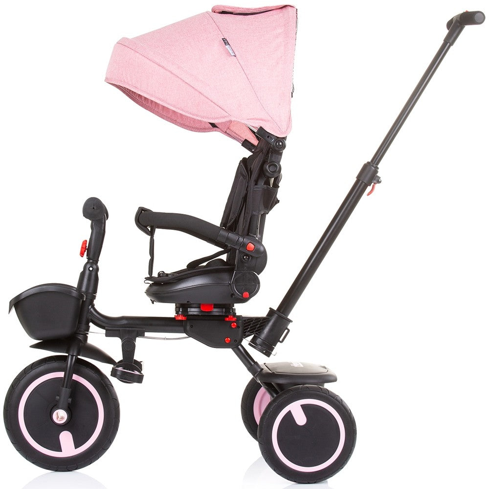 Chipolino tricicleta pliabila Quick Fold cu sezut reversibil 18m+ Rose water Imagine secundară a produsului