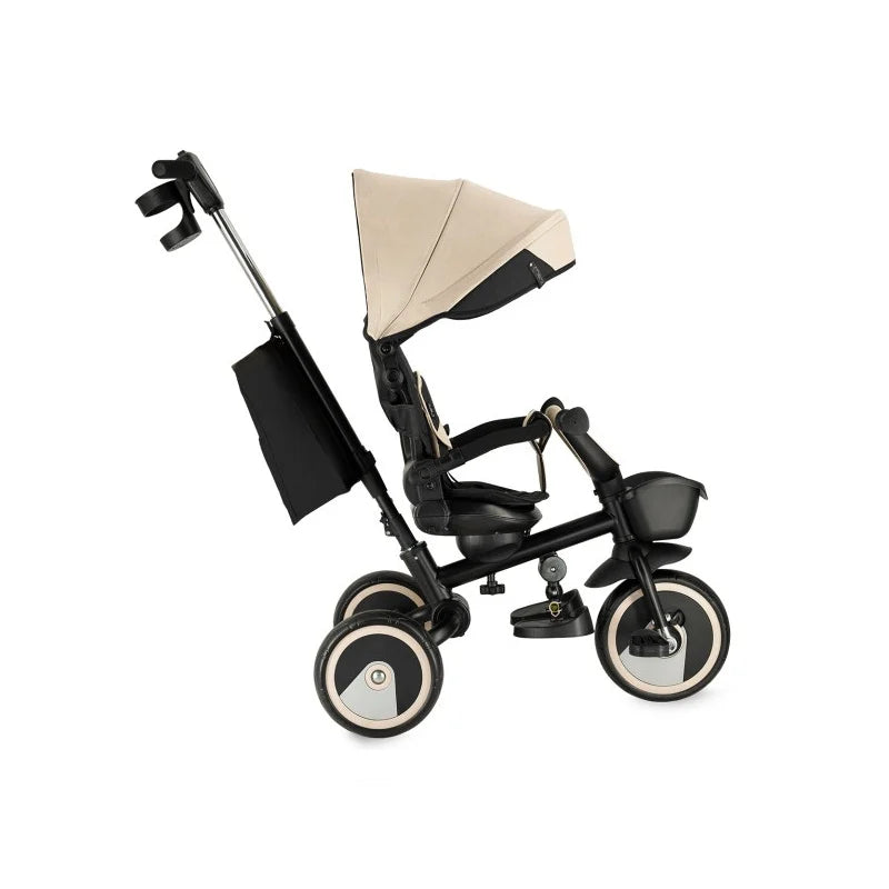 Momi tricicleta multifunctionala Ivi 3in1 cu scaun reversibil 9m+ Beige