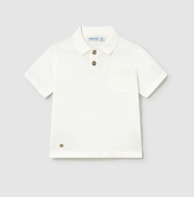 Mayoral tricou baieti tip polo din tricot 12-48 Nata Imagine principală a produsului