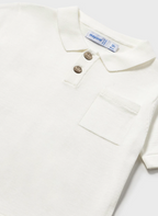 Mayoral tricou baieti tip polo din tricot 12-48 Nata