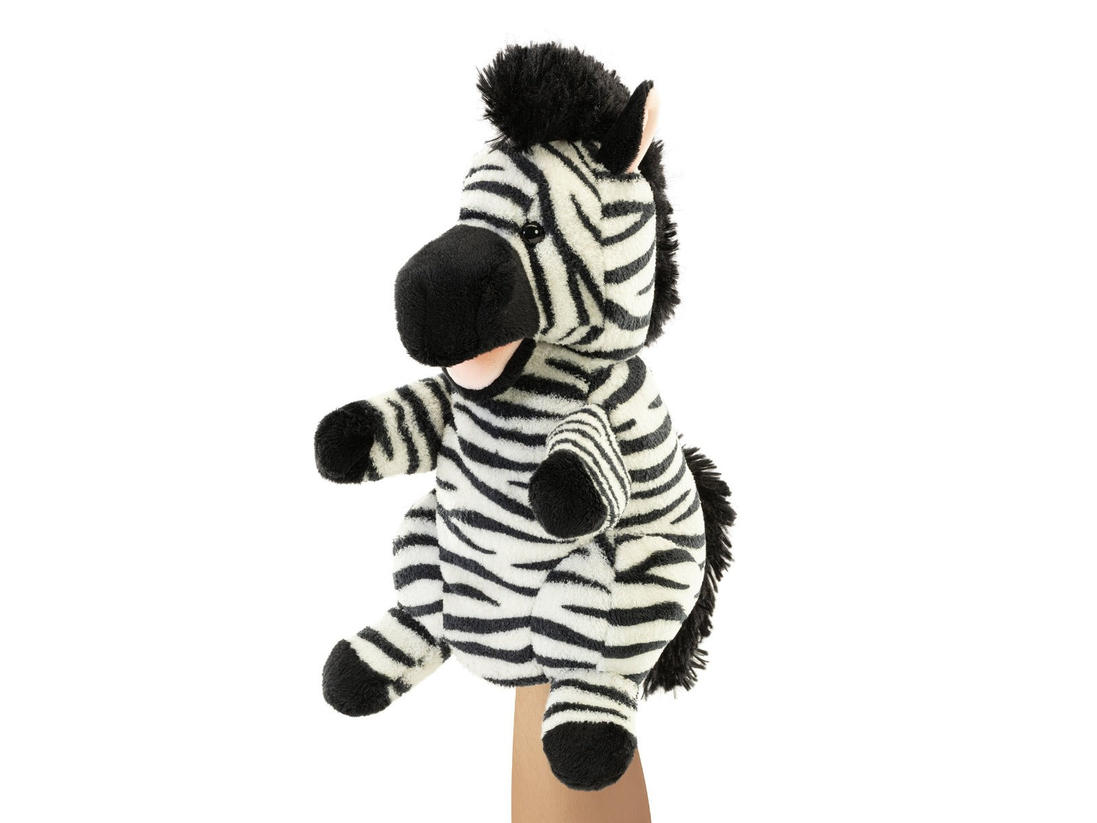 Trudi Papusa plus tip marioneta pe mana 0m+ Zebra