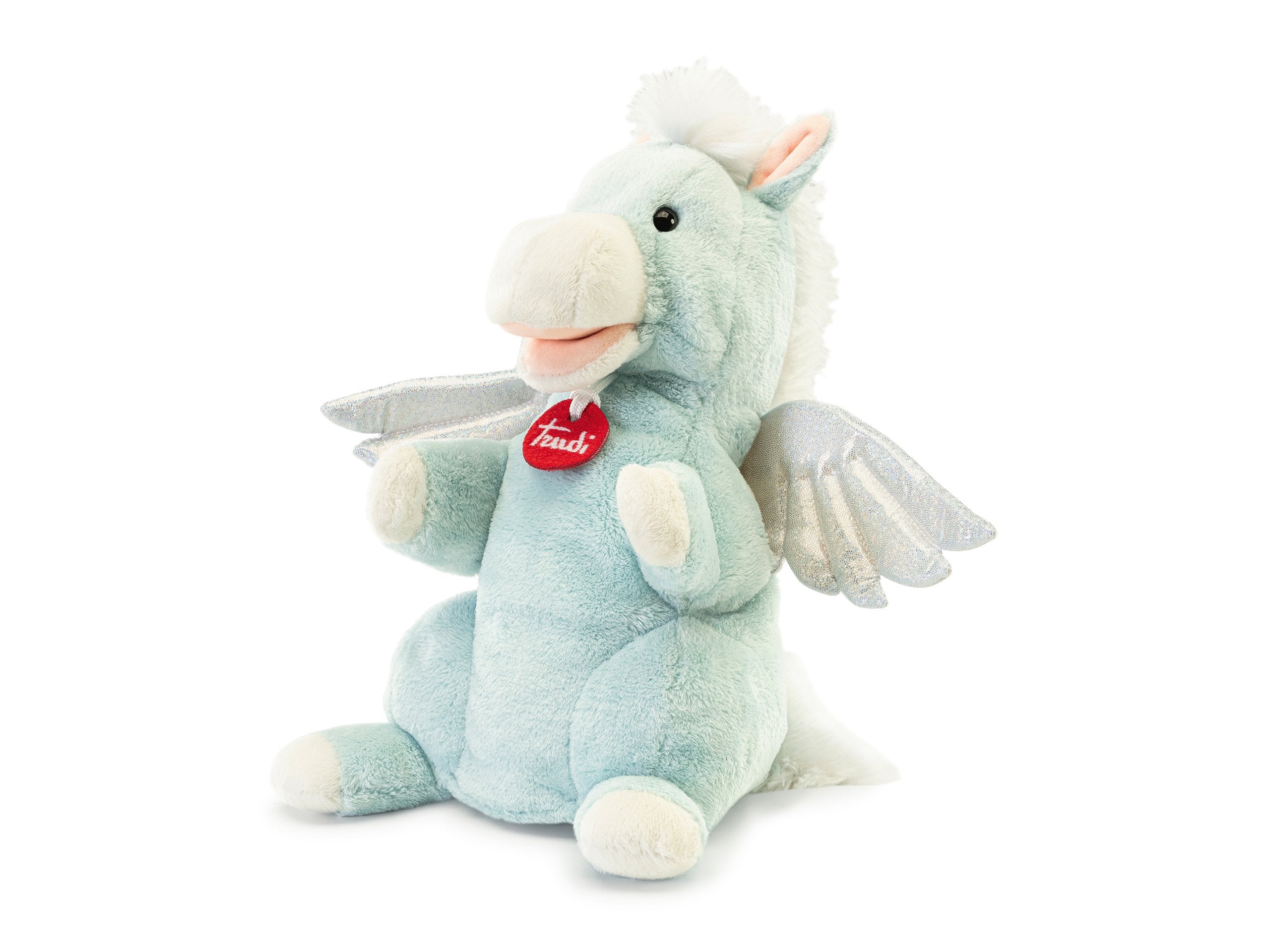 Trudi Papusa plus tip marioneta pe mana 0m+ Pegasus Blue 01