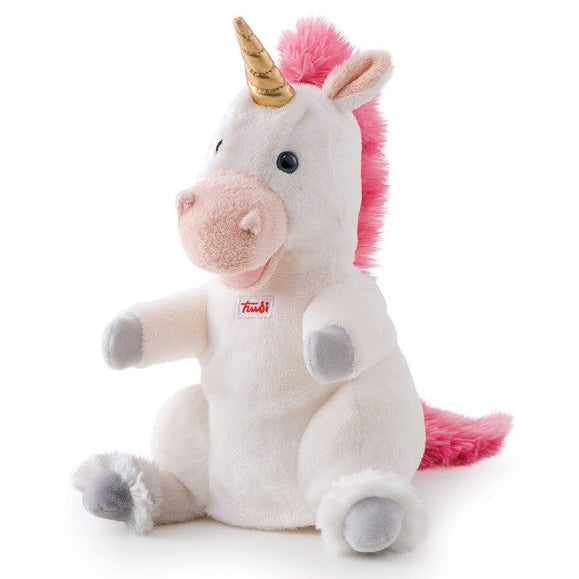 Trudi Papusa plus tip marioneta pe mana 0m+ Unicorn