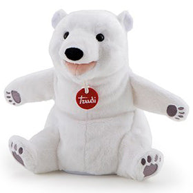 Trudi Papusa plus tip marioneta pe mana 0m+ Urs Polar 29959