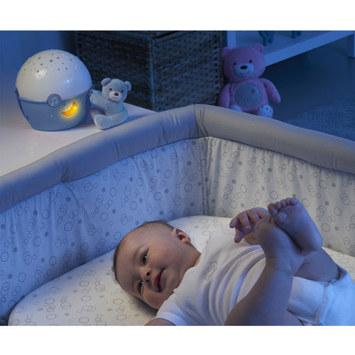 Chicco Proiector muzical Next 2 Stars 0m+ Albastru