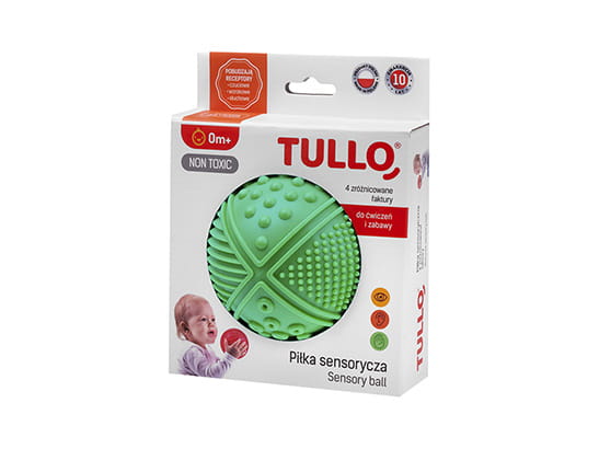 Tullo jucarie minge Sensory Ball 0m+ Green Imagine principală a produsului