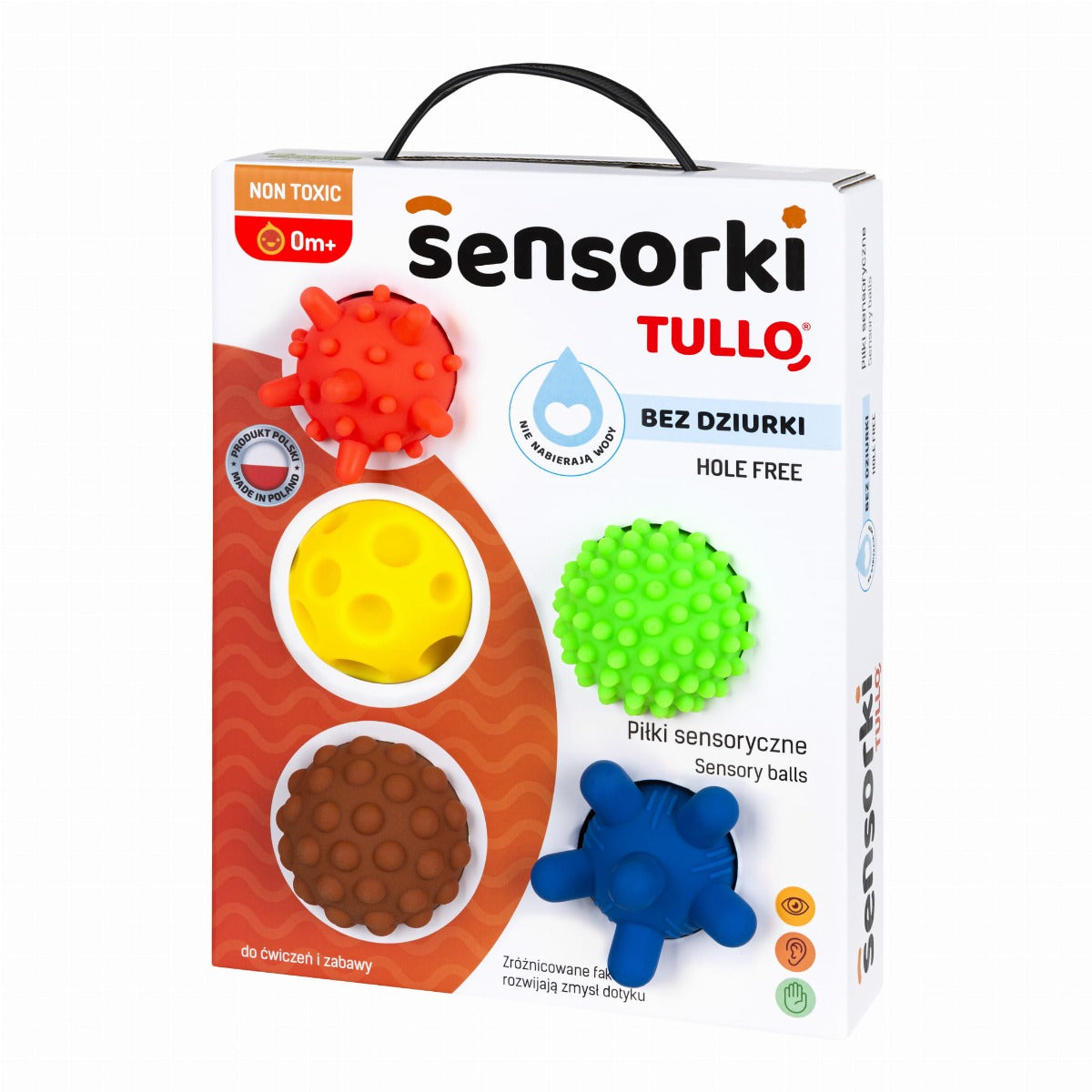 Tullo jucarie set educativ mingi senzoriale 5 buc 0m+ Imagine principală a produsului
