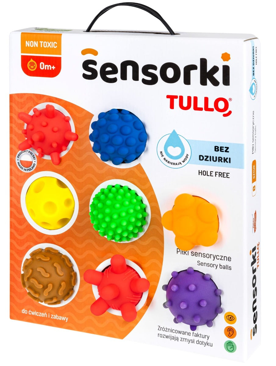Tullo jucarie set educativ mingi senzoriale 8 buc 0m+ Imagine principală a produsului