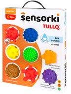 Tullo jucarie set educativ mingi senzoriale 8 buc 0m+