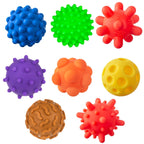 Tullo jucarie set educativ mingi senzoriale 8 buc 0m+