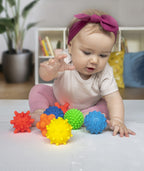 Tullo jucarie set educativ mingi senzoriale 8 buc 0m+