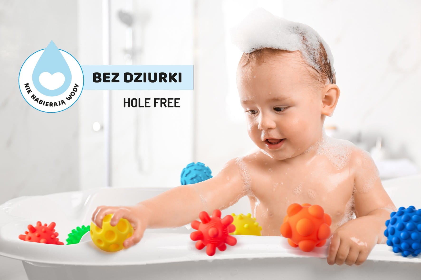 Tullo jucarie set educativ mingi senzoriale 8 buc 0m+