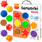 Tullo jucarie set educativ mingi senzoriale 8 buc 0m+