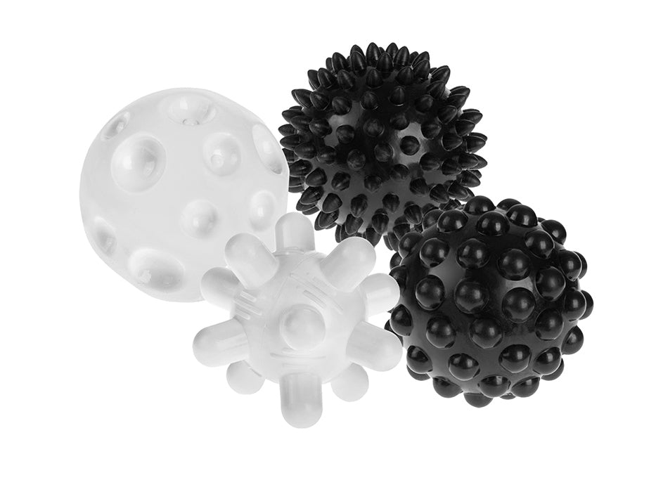 Tullo set de 4 bile senzoriale 0m+