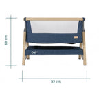 Tutti Bambini patut 2in1 co-sleeper CoZee 0m+ Oak&Sterling Silver
