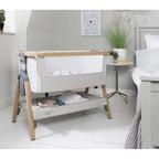 Tutti Bambini patut 2in1 co-sleeper CoZee 0m+ Oak&Sterling Silver