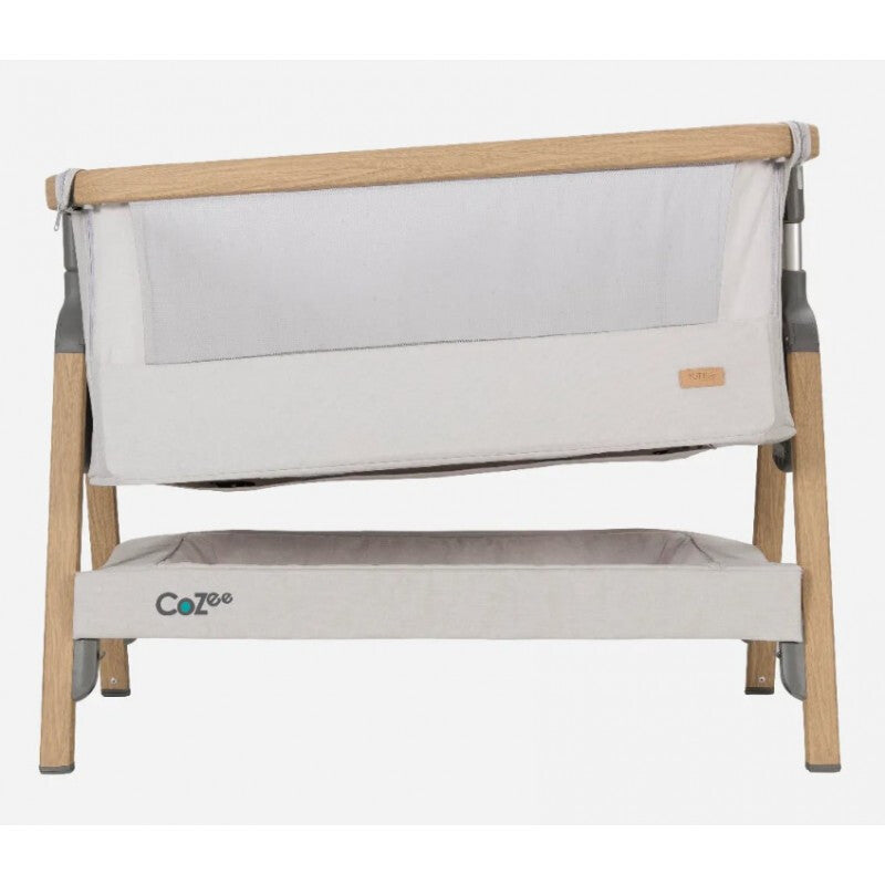 Tutti Bambini patut 2in1 co-sleeper CoZee 0m+ Oak&Sterling Silver