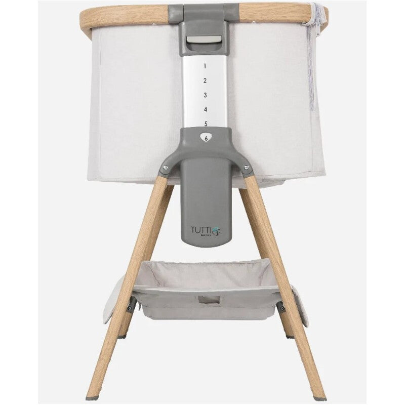 Tutti Bambini patut 2in1 co-sleeper CoZee 0m+ Oak&Sterling Silver