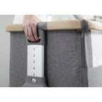 Tutti Bambini patut 2in1 co-sleeper CoZee 0m+ Oak&Sterling Silver