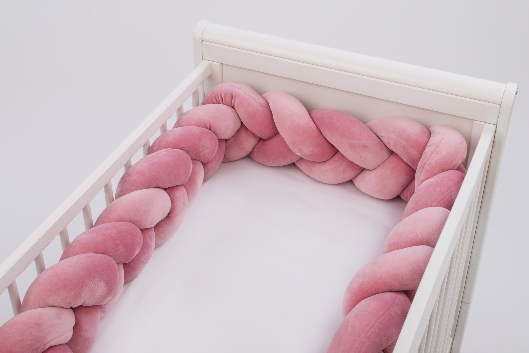 Tutto Lina aparator pat impletit Velur Exclusiv 210 cm 0m+, Dark Pink