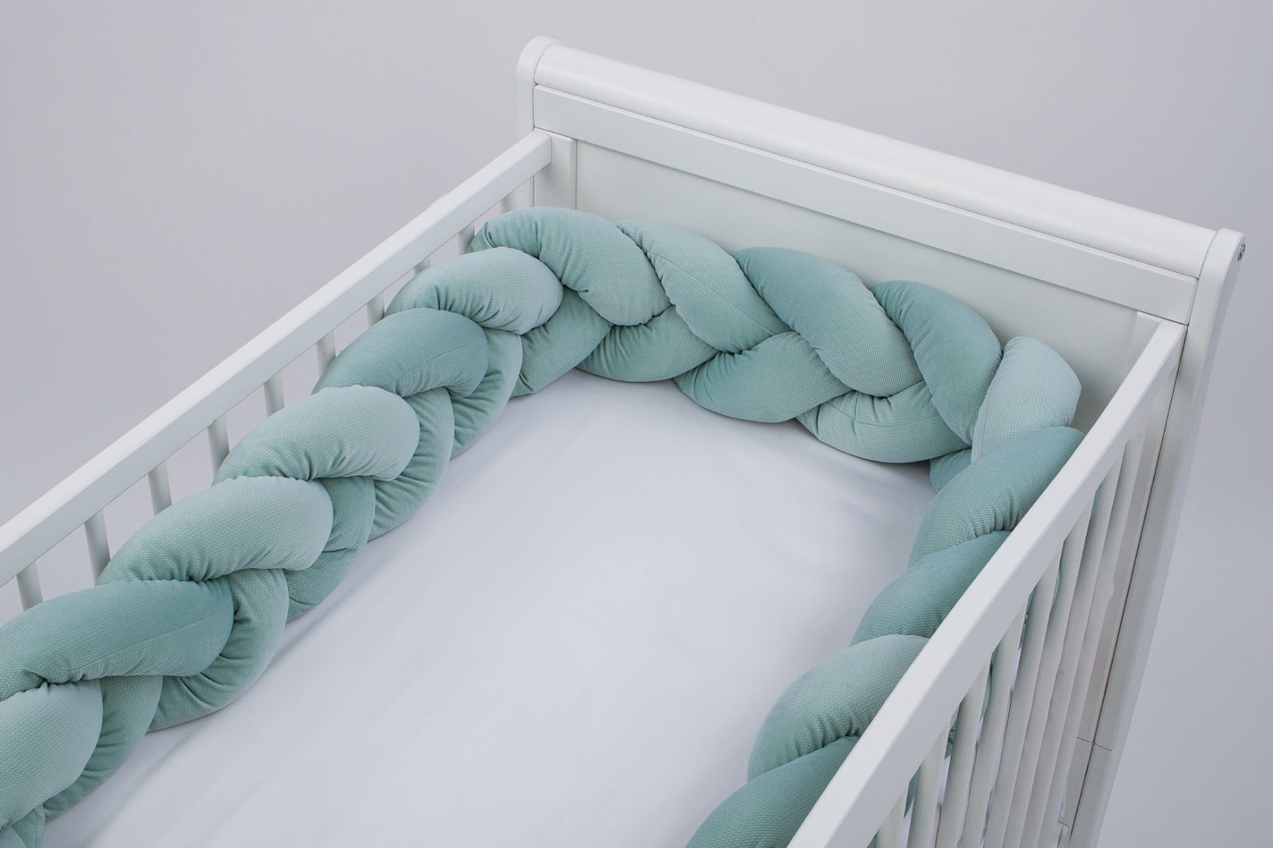 Tutto Lina aparator pat impletit Velvet 360 cm 0m+, Mint