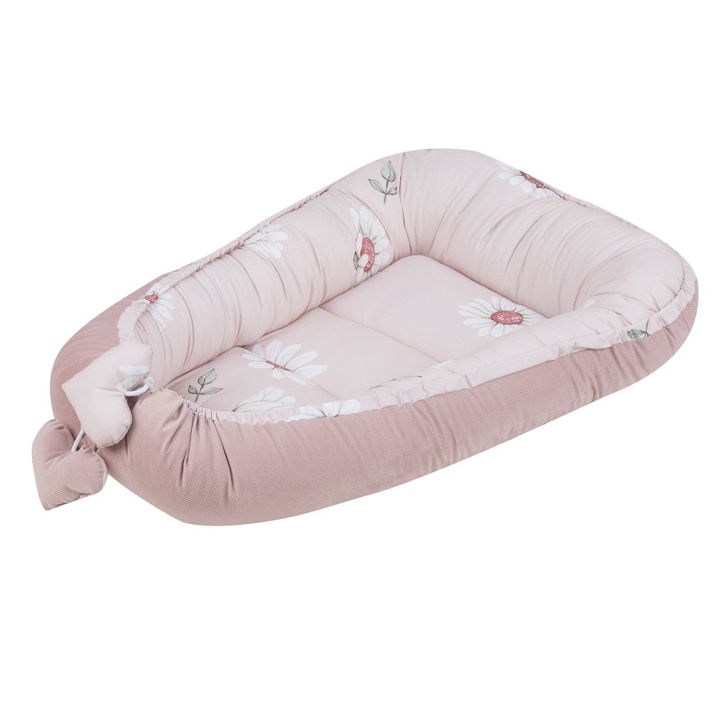 Tutto Lina cuib pentru bebelusi 0m+, New Daisy Light Pink