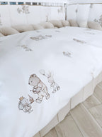 Tutto Lina lenjerie de pat 7 piese - Piccola Bella Beige/Cream
