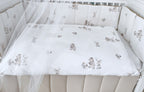 Tutto Lina lenjerie de pat 7 piese - Piccola Bella Beige/Cream