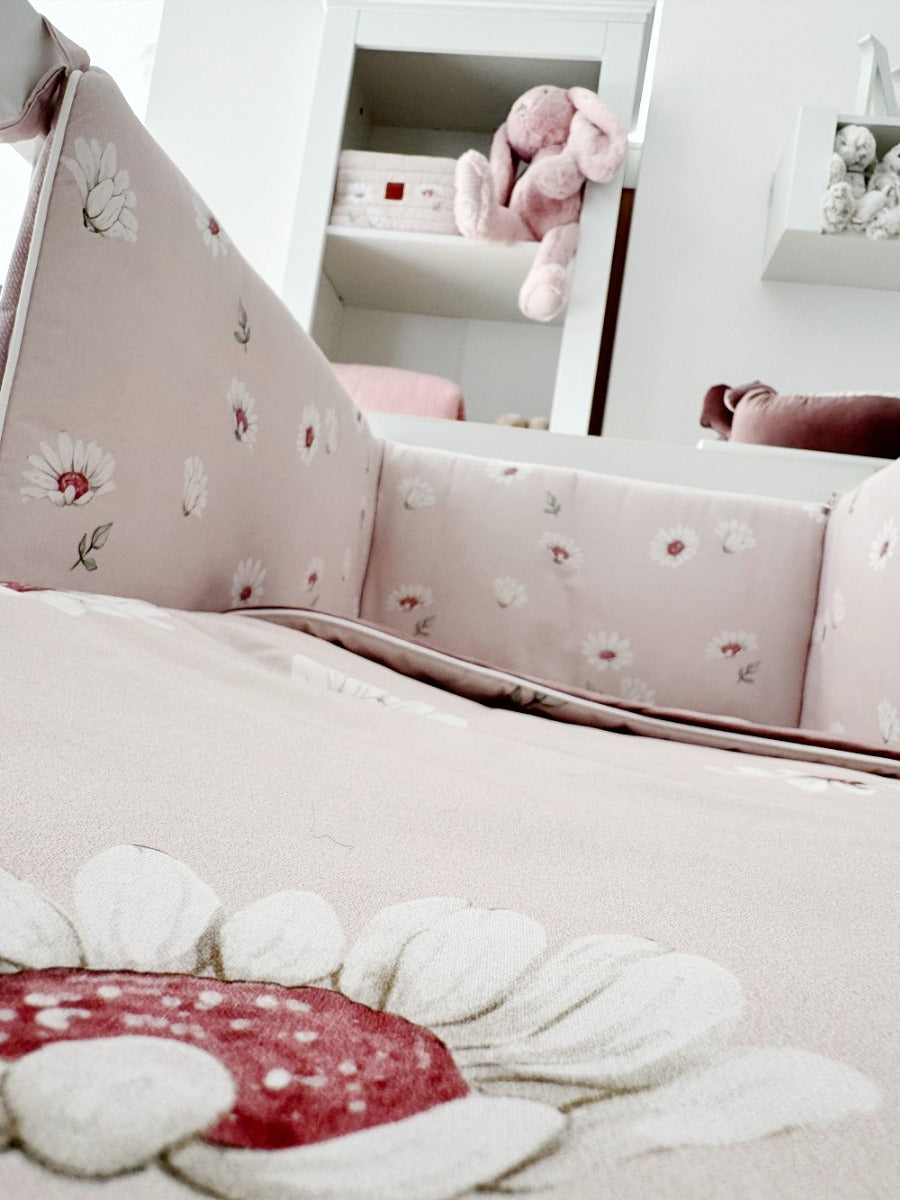 Tutto Lina set plapuma+perna New Daisy Light Pink Imagine principală a produsului