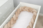 Tutto Lina aparator pat impletit Velur Exclusiv 210 cm 0m+, Beige