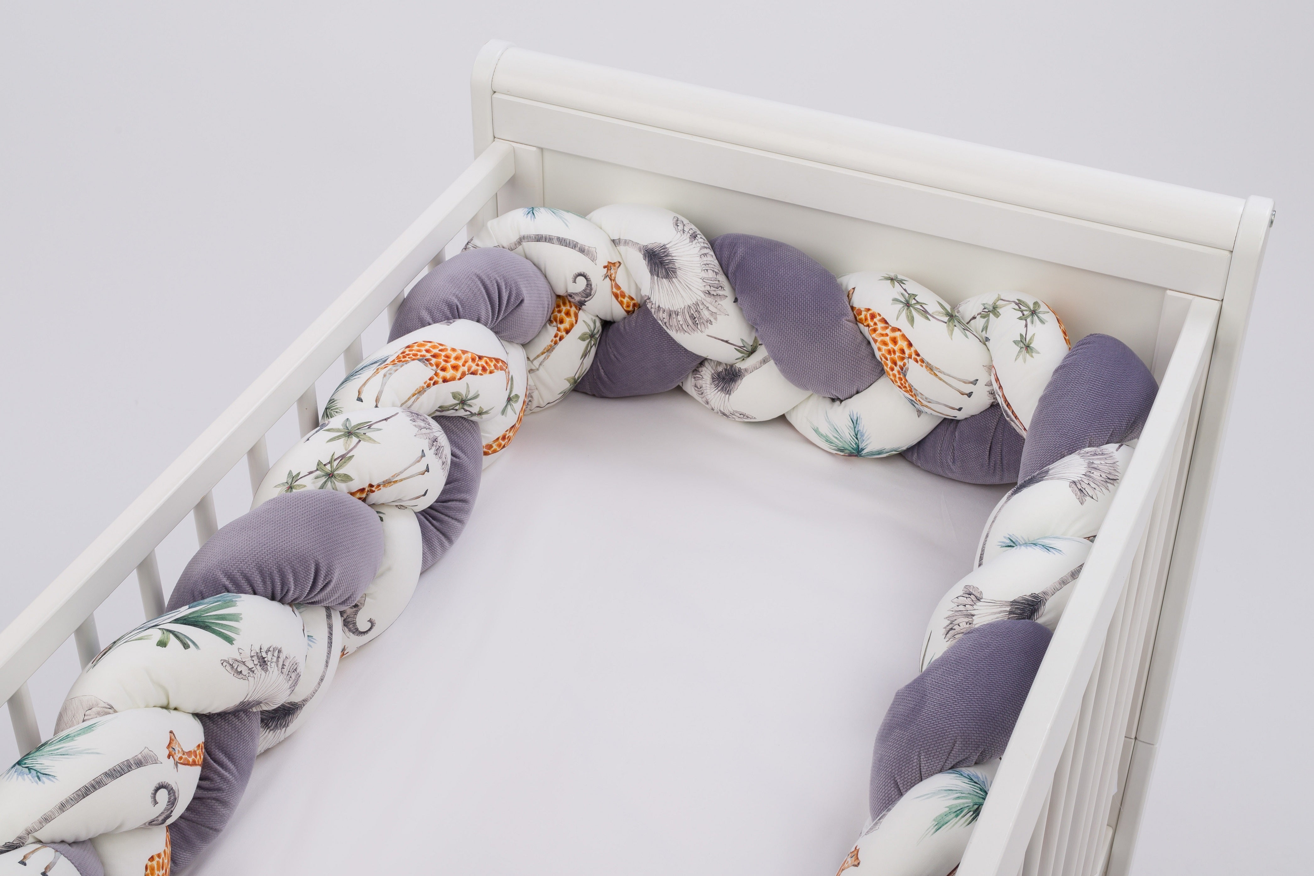 Tutto Lina aparator pat impletit Velur Exclusiv 210 cm 0m+,  Imagine principală a produsului