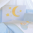 Tutto Lina lenjerie de pat 4 piese Shining Moon Albastru mic