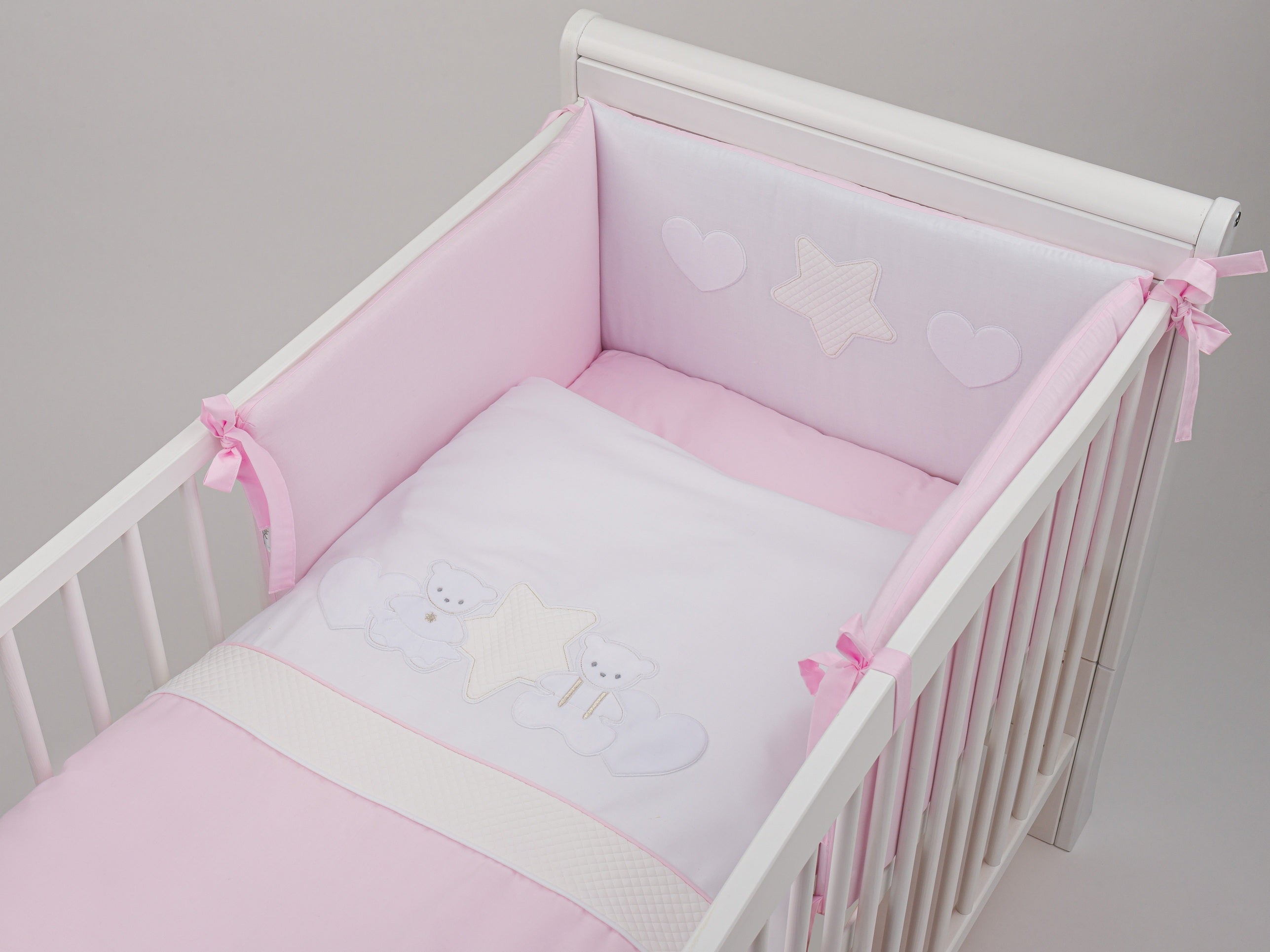 Tutto Lina lenjerie de pat 7 piese Bella, Pink Imagine principală a produsului