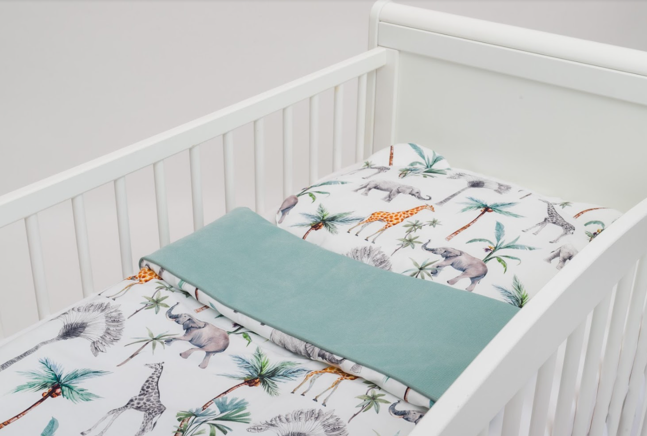 Tutto Lina lenjerie de pat 7 piese, Safari Mint