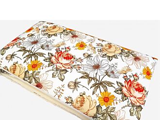 Tutto Lina lenjerie de pat 7 piese, Vintage Flowers Ecru Imagine principală a produsului