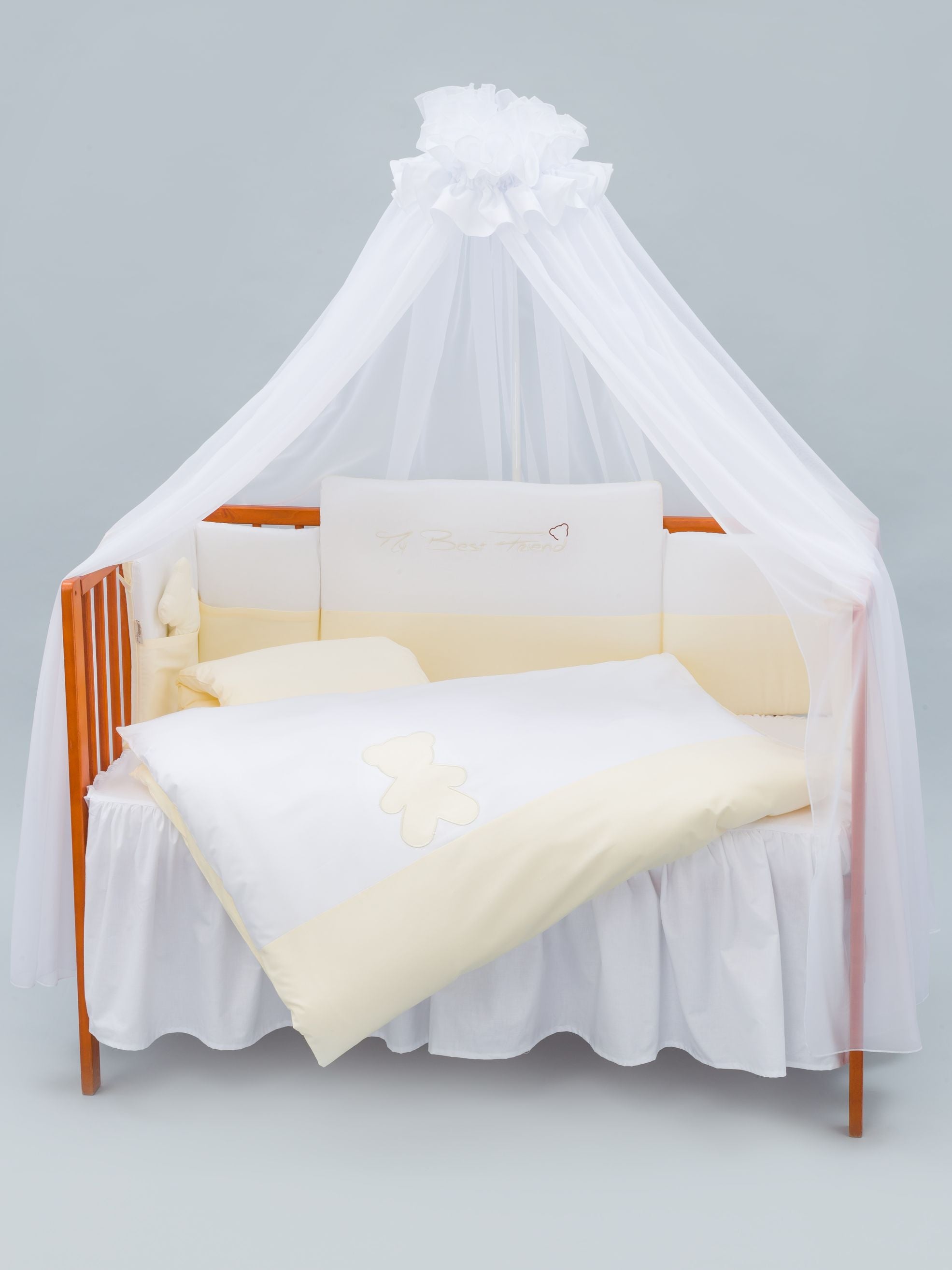 Tutto Lina lenjerie de pat Bear 3D Cream 03