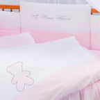 Tutto Lina lenjerie de pat 7 piese Bear 3D Pink 04