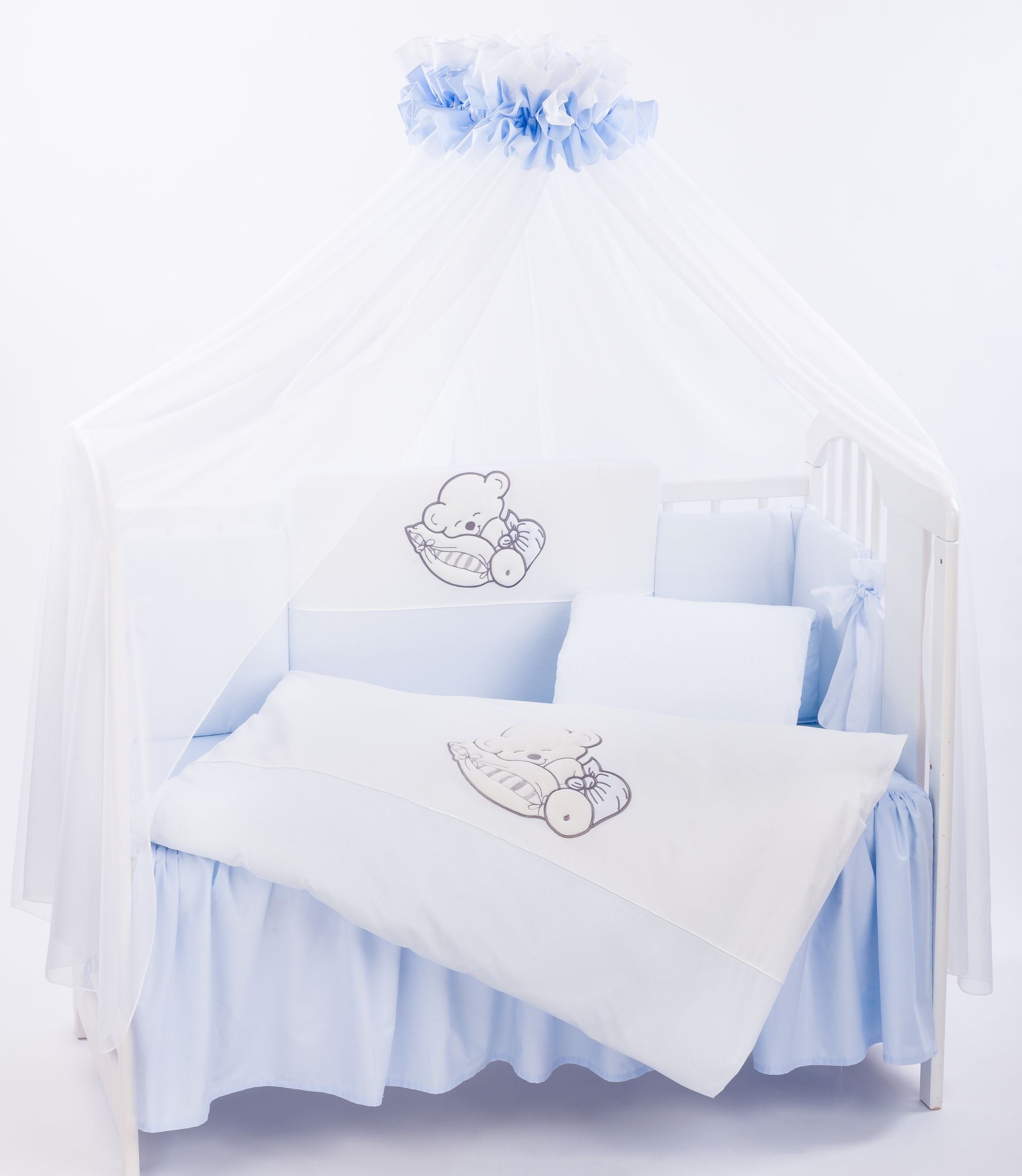 Tutto Lina lenjerie de pat Tusia 7 piese Sleeping Bear Blue 03