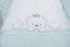 Tutto Lina lenjerie de pat Tusia 2 piese Bear Crown Mint 02