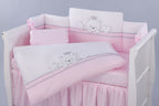 Tutto Lina lenjerie de pat Tusia 7 piese Bear Crown Pink 01