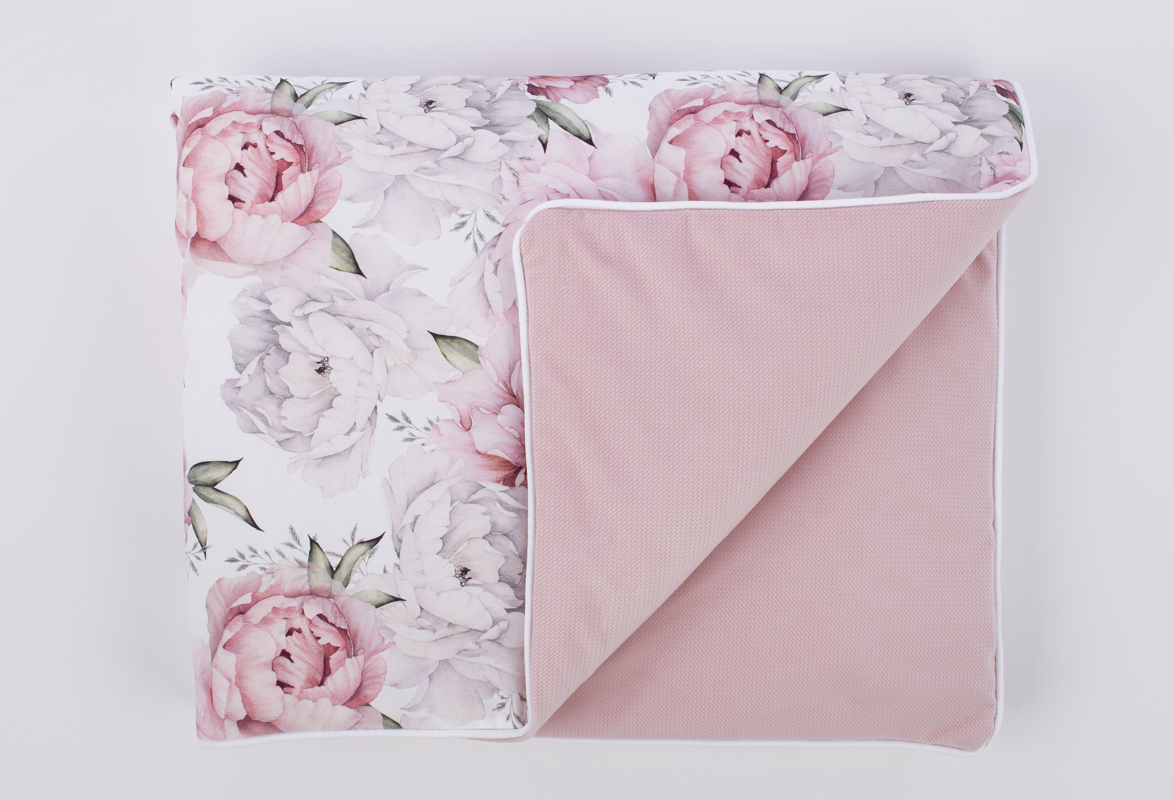 Tutto Lina patura groasa Playpen Mat 75x95 cm, Roses pink Imagine principală a produsului