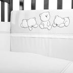 Tutto Lina Set lenjerie pat 4 piese mic Polar Bears Alb 02