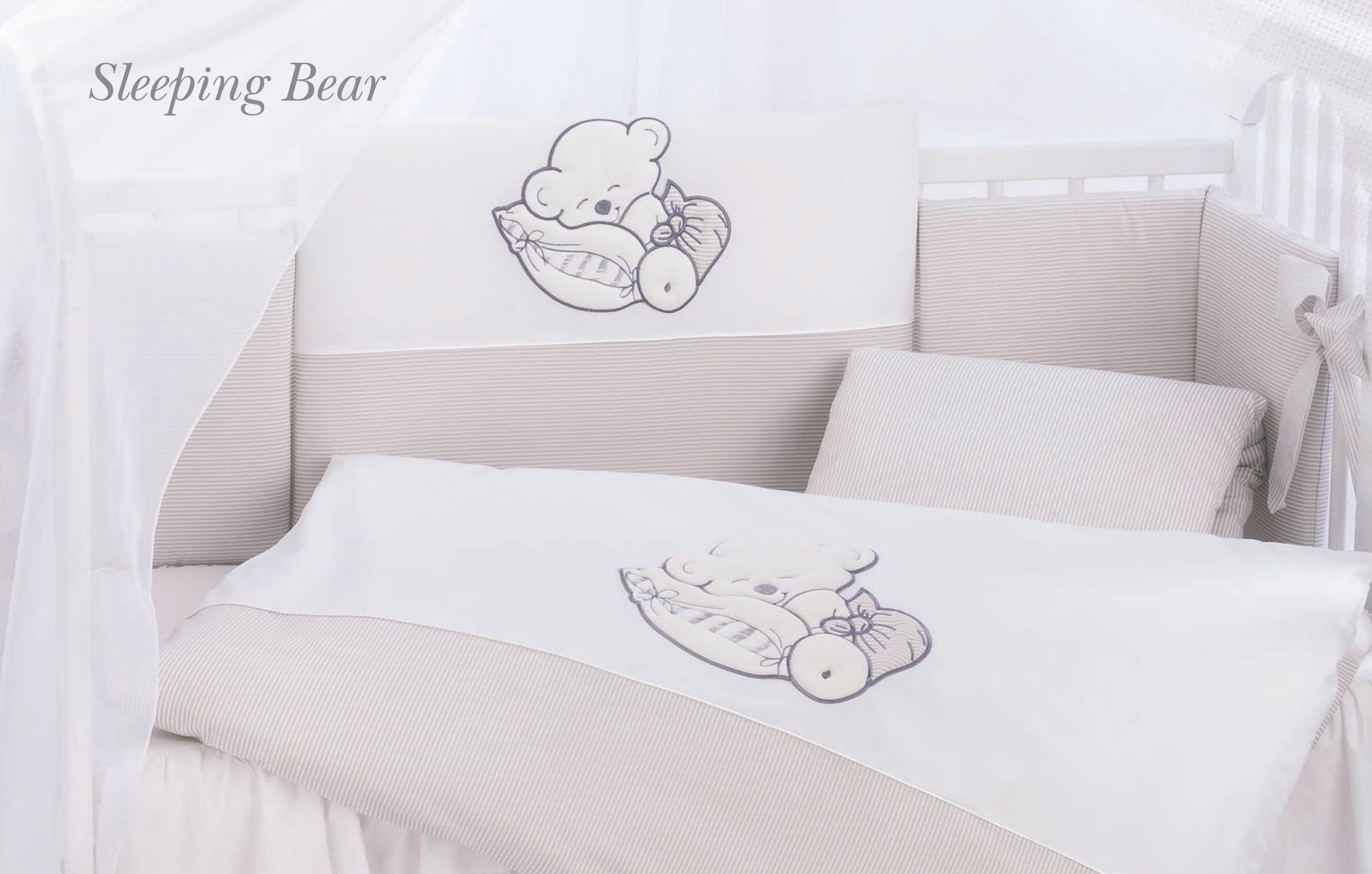 Tutto Lina lenjerie Sleeping Bear Gri 01