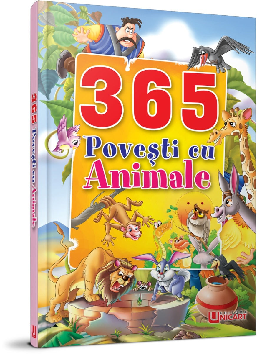 Unicart carte 365 Povesti cu Animale 6 ani+